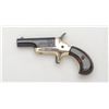 Image 2 : Modern Colt single shot derringer, .22 short  cal., 2-1/2” barrel, black and nickel finish,  wood gr