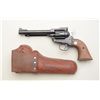 Image 2 : Ruger New Model Single-Six revolver, .22  cal., 5-1/2” barrel, black finish, wood  medallion grips, 