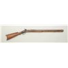 Image 1 : Classic cut down Kentucky full stock  percussion rifle, .44 cal., 28” octagon  barrel, double set tr