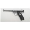 Image 2 : Ruger Standard Model semi-auto target pistol,  no magazine, .22LR cal., 6” barrel, blue  finish, che