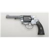 Image 2 : Colt Police Positive DA revolver, .38Special  cal., 4” barrel, re-blued finish, checkered  black har