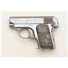 Image 2 : Colt Model 1903 semi-auto pistol, .25 cal.,  2” barrel, blue finish, checkered hard rubber  grips, #