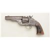 Image 2 : Smith & Wesson 2nd Model Schofield revolver,  .45 cal., barrel period reduced to 4-1/2”,  nickel fin