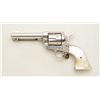 Image 2 : Colt SAA revolver, .45 cal., 4-3/4” barrel,  old re-nickeled finish, iridescent pearl  grips, #30295