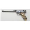 Image 2 : German Artillery Luger by DWM semi-auto  pistol, 1917 dated, 9mm, 8” barrel, re-blued  finish, repla