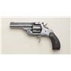 Image 2 : H & R Premier Model DA top break revolver,  .22 rimfire cal., 3” barrel, blue finish,  checkered bla