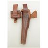 Image 2 : Scarce leather military KM (Kreigs Marine)  holster for a Colt Model 1851 percussion  revolver, with