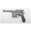 Image 2 : German broomhandle Mauser semi-auto pistol,  7.63mm cal., 4” barrel, import-marked, brown  finish, s