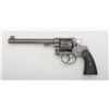Image 2 : Colt New Service Flat top target DA revolver,  .45 cal., 7-1/2” barrel, blue finish,  checkered blac