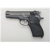 Image 2 : Smith & Wesson Model 39-2 DA semi-auto  pistol, 9mm cal., 4" barrel, blue finish,  Pachmayr wrap aro