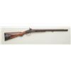 Image 1 : Percussion double rifle, circa 1850’s-60’s,  .40 cal., barrels shortened to 22-1/2”, brown  patina, 