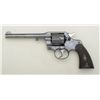 Image 2 : Colt Army Special DA revolver, .38 cal., 6”  barrel, blue finish, checkered hard rubber  grips, #485