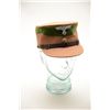 Image 1 : German WW II era brown and green SA cap in  overall good condition with dark brown bill  strap.  Est