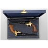 Image 1 : Cased pair of Colt Civil War Centennial Model  diminutive single shot pistols in the style  of the c