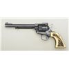 Image 1 : Ruger Single Six Single Action revolver, .22  cal., 6-1/2” barrel, black finish, faux stag  grips, #