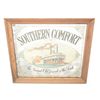 Image 1 : Wood framed large bar advertising mirror for  Southern Comfort approx. 21” x 25” image size  showing