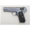 Image 2 : Colt Model 1903 semi-auto pistol, .32 cal.,  3-3/4” barrel, blue finish, checkered hard  rubber grip