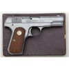 Image 1 : Colt Model 1908 .380 auto semi-automatic  pistol #107511.  Excellent to near mint in  original box n