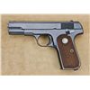 Image 2 : Colt Model 1903 semi-auto pistol, .32 cal.,  3-3/4” barrel, blue finish, checkered Colt  medallion w