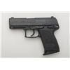 Image 1 : H & K  USP Compact Model DA semi-auto pistol,  .45 cal., 4” barrel, mat black finish,  integral comp