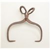 Image 1 : Classic pair of old iron ice tongs approx.  16” overall and used in the old days to bring  blocks of