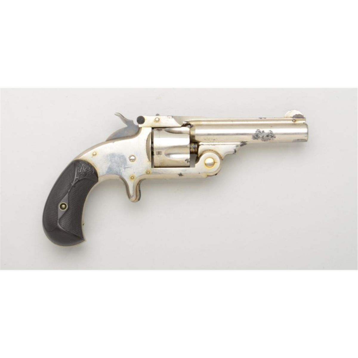 Smith & Wesson .32 Single Action spur trigger top break revolver, .32