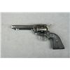 Image 2 : German-made copy of a Colt SAA revolver,  .22LR cal., 4-3/4” barrel, black finish,  checkered hard r