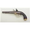 Image 1 : Aged Modern copy of a North & Cheney  flintlock martial pistol, Italian-made, .69  cal., 7-1/2” barr