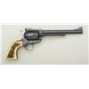 Image 1 : Ruger Blackhawk Single Action revolver, .45  cal., 7-1/2” barrel, black finish, faux stag  grips wit