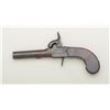 Image 2 : Single shot folding trigger, screw-off barrel  center hammer percussion pocket pistol, .41  cal., 3”