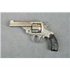 Image 2 : Harrington & Richardson DA top break  revolver, .38 cal., 3-1/4” barrel, nickel  finish, checkered b