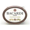 Image 1 : Framed oval bar mirror advertising Bacardi  Rum, approx. 15” x 19” in overall very good  condition; 