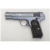 Image 2 : Colt Model 1908 semi-auto pistol, .380 cal.,  3-3/4” barrel, blue finish, checkered hard  rubber gri