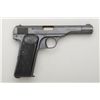 Image 1 : FN German Police-marked 1922 semi-auto  pistol, 7.65mm cal., 4-1/2” barrel, import  marked, checkere