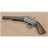 Image 2 : Remington model 1870 Rolling Block pistol,  .50 caliber centerfire, 7” barrel, showing  browned fini