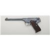Image 2 : Early Colt Woodsman semi-auto target pistol,  .22LR cal., 6-1/2” barrel, blue finish,  checkered woo