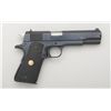 Image 1 : Colt Mark IV/Series 80 Government Model  semi-auto pistol, 9mm cal., 5” barrel, black  finish, stipp
