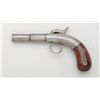 Image 2 : Scarce Bacon “ring trigger” single shot  percussion pistol, pre-Civil War, .36 cal.,  3-1/2” barrel,