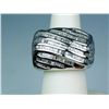Image 1 : Stunning 10 karat white gold ladies ring  channel set with 4.00-5.00 carats in H-I  color baguette c