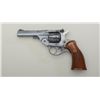 Image 2 : H&R Model 926 DA revolver, top break, .22LR  cal., 4” barrel, blue finish, checkered wood  medallion