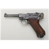 Image 2 : German Luger semi-auto pistol, by DWM dated  1937 on top of breech, mixed parts, 9mm cal.,  4” barre