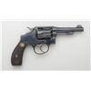 Image 2 : Smith & Wesson pre-Model 10 DA revolver, 5  screw, .38 Special cal., 4” barrel, blue  finish, checke