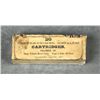 Image 1 : Very collectible early box of 20  “Centre-Primed, Metallic Cartridges –  Calibre, .50.” marked by Fr