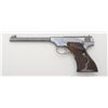 Image 2 : Colt Woodsman Model semi-auto target pistol,  .22LR cal., 6-1/2” barrel, blue finish, hand  checkere