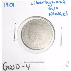 1901 Liberty Head "V" Nickel *GOOD-4 CONDITION*!!