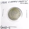 Image 1 : 1905 Liberty Head "V" Nickel *GOOD-4 CONDITION*!!