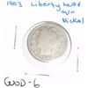 Image 1 : 1903 Liberty Head "V" Nickel *GOOD-6 CONDITION*!!