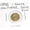 Image 1 : 1898 1 Dollar California Gold Piece!!