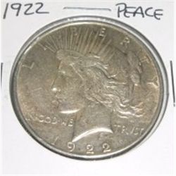 1922 Peace Silver Dollar *NICE COIN*!!