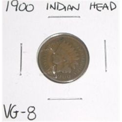 1900 Indian Head Penny *VERY GOOD-8 GRADE*!!!